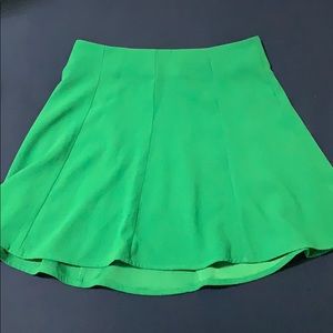 Green skirt